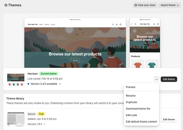 The Shopify Theme Store