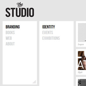 Portfolio website for a graphic design studio project thumbnail